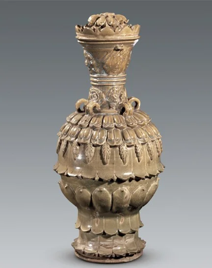 Ceramic artifact displayed at Hebei Museum in Shijiazhuang