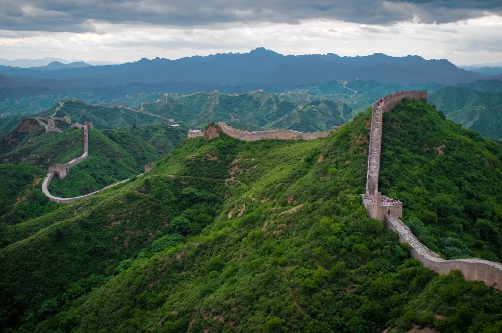 Jinshanling Great Wall mountain ridge in Luanping Hebei
