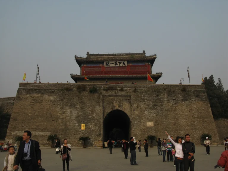 Shanhaiguan First Pass gate on the Great Wall in Hebei