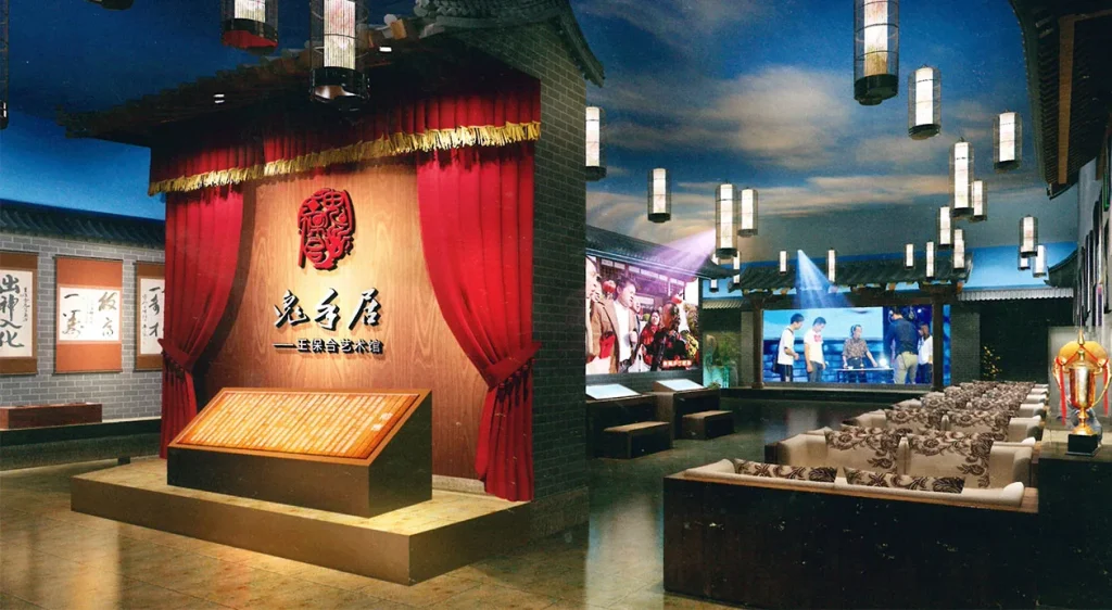 Wuqiao acrobatics museum and culture display inside Wuqiao Acrobatics World