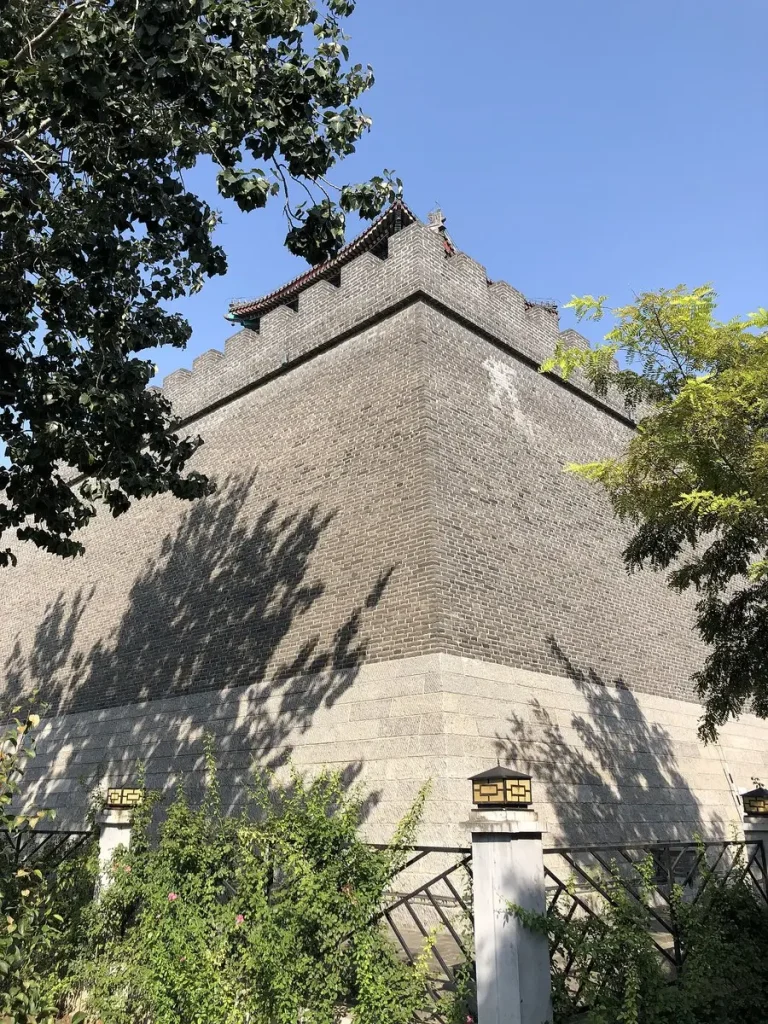 Ancient city wall site in Xingtai
