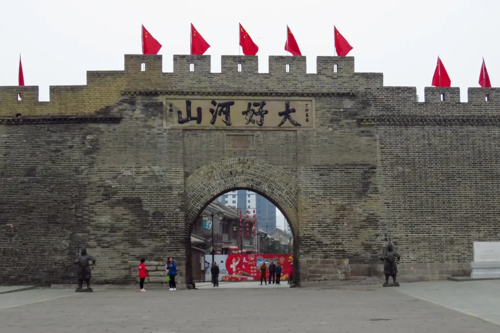 Dajingmen wall and mountain pass area in Zhangjiakou Hebei