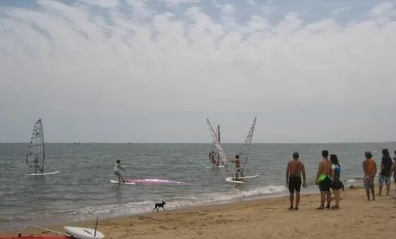 Tianma landmark at Nandaihe on the Qinhuangdao coast