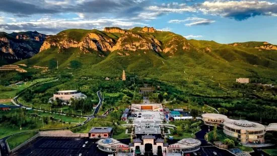 Mountain overview of Xiangtangshan scenic area in Fengfeng Mining District Handan