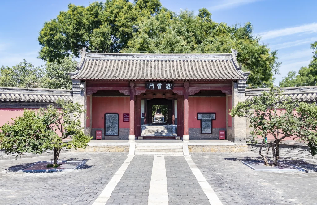 Lingxiao Gate at Beiyue Temple in Quyang, Hebei