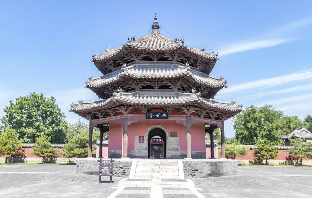 Imperial Incense Pavilion at Beiyue Temple in Quyang, Hebei